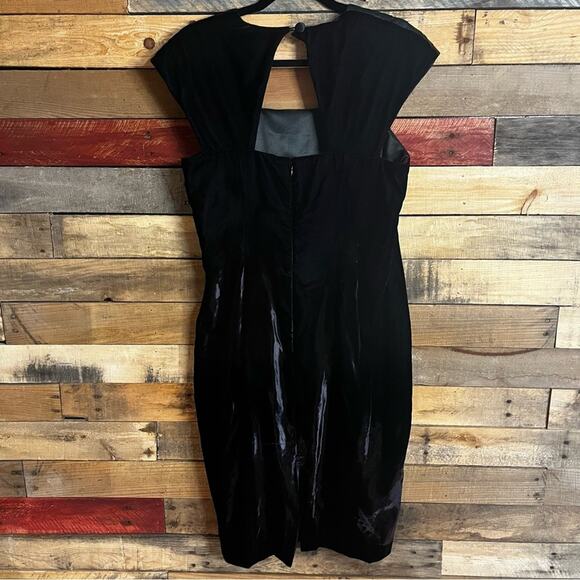 Kathi Lee For Plaza South Velvet Dress Size 10 - Picture 2 of 11